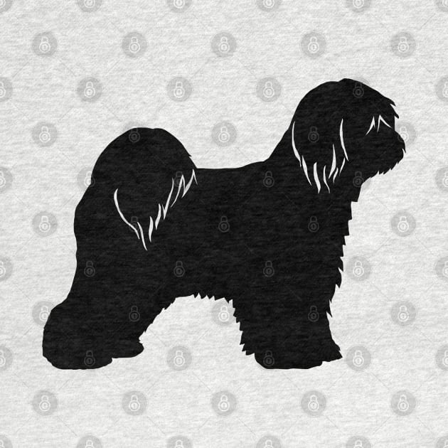 Tibetan Terrier Silhouette by Coffee Squirrel